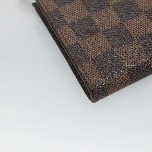 LOUIS VUITTON Damier Ebene Marais Pouch LV Auth BA953 - Picture 5 of 16